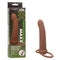 PERFORMANCE MAXX RIBBED DUAL PENETRATOR BROWN-0
