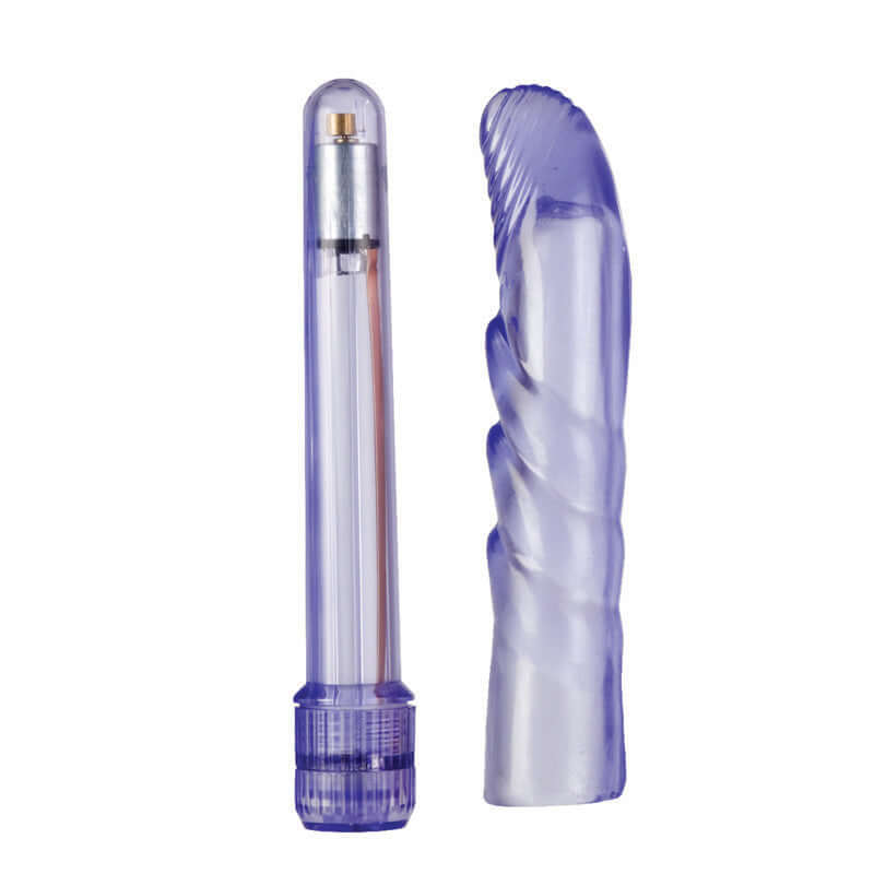 California Exotic Novelties Basic Essentials Slim Softee Purple Vibe at $10.99