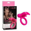 California Exotic Novelties SILICONE RECHARGEABLE TRIPLE CLIT FLICKER at $41.99