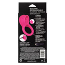 California Exotic Novelties Silicone Rechargeable Teasing Tongue Enhancer Pink at $32.99
