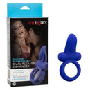 California Exotic Novelties Silicone Rechargeable Dual Pleaser Vibrating Cock Ring at $32.99