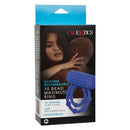Silicone Rechargeable 10 Beads Maximus Ring Blue