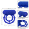 Silicone Rechargeable 10 Beads Maximus Ring Blue