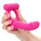 Silicone Rechargeable Double Diver Vibrating Cock Ring - Pleasure Toy