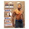 The Mail Man Love Doll packaging with rock hard cock, tight ass, full color, life-size features, and one year warranty from Cal Exotics