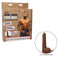 The Mail Man Love Doll packaging showing a life-like male sex doll with realistic features and a rock hard cock from California Exotic Novelties.