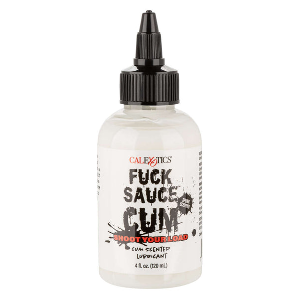 "Fuck Sauce Cum Scented 4 Oz Lubricant by California Exotic Novelties with lifelike scent and water-based formula"
