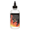 Fuck Sauce bottle with black cap and fiery design on label featuring humorous product text.