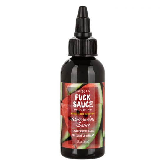 Fuck Sauce Watermelon Flavored Water-Based Lubricant - 2 Oz Bottle | Edible, Warming Effect, Slick Formula from California Exotic Novelties