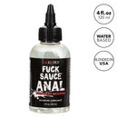 4 oz bottle of Fuck Sauce Anal Numbing Lube, water-based, by CalExotics, designed for comfort and pleasure in anal play.