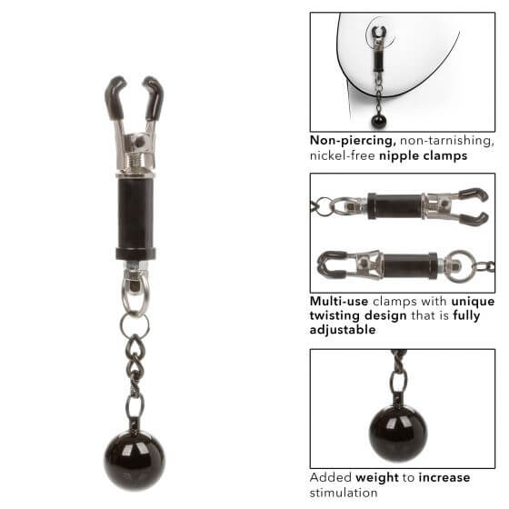 NIPPLE GRIPS WEIGHTED TWIST NIPPLE CLAMPS-4