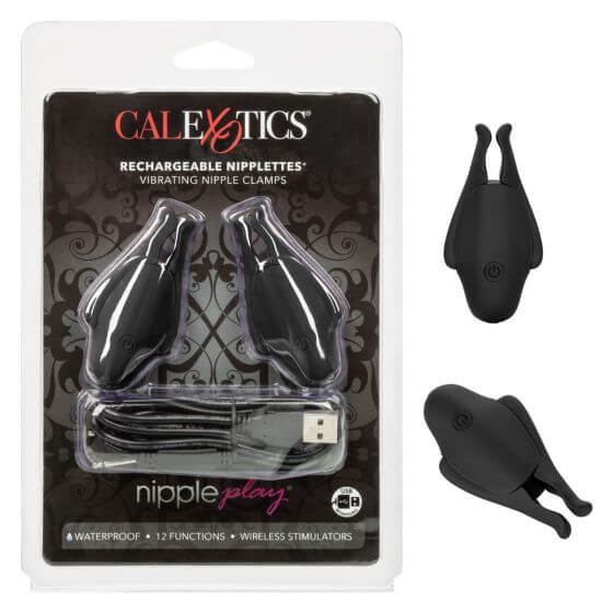 California Exotic Novelties Nipple Play Rechargeable Nipplettes Black at $44.99