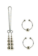 California Exotic Novelties Nipple and Clitoral Non-Piercing Body Jewelry Silver at $10.99