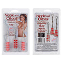 California Exotic Novelties Nipple and Clitoral Non-Piercing Body Jewelry Ruby at $9.99