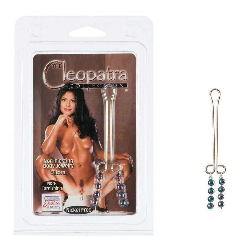 California Exotic Novelties Cleopatra Collection Clitoral Jewelry Pearl Metallic Beads at $7.99