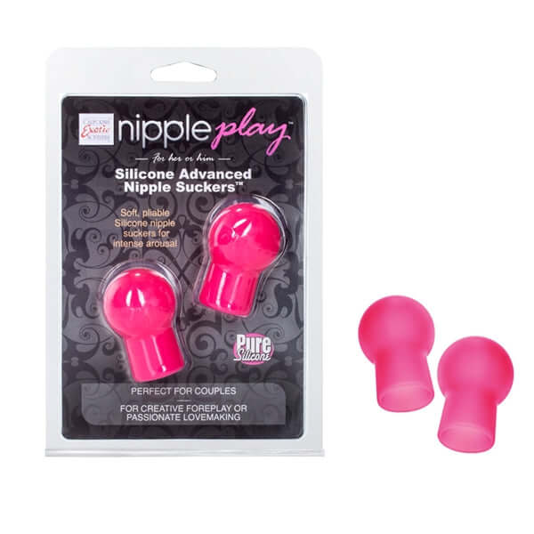 California Exotic Novelties NIPPLE PLAY NIPPLE SUCKERS ADVANCED PINK at $8.99