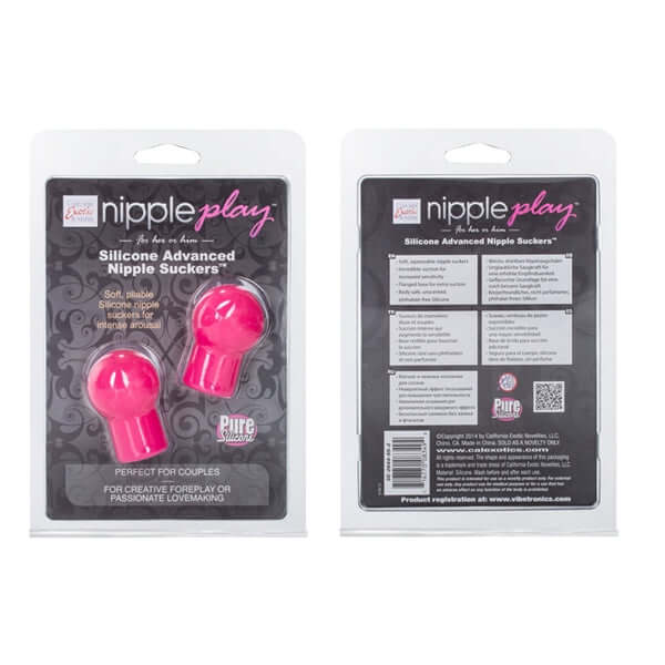 California Exotic Novelties NIPPLE PLAY NIPPLE SUCKERS ADVANCED PINK at $8.99