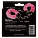 California Exotic Novelties Playful Furry Cuffs Pink at $5.99