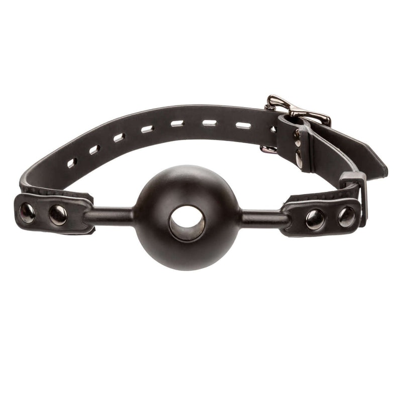 Adjustable Forbidden Removable Rose Gag with Buckle Closure and Breathable Ball Design
