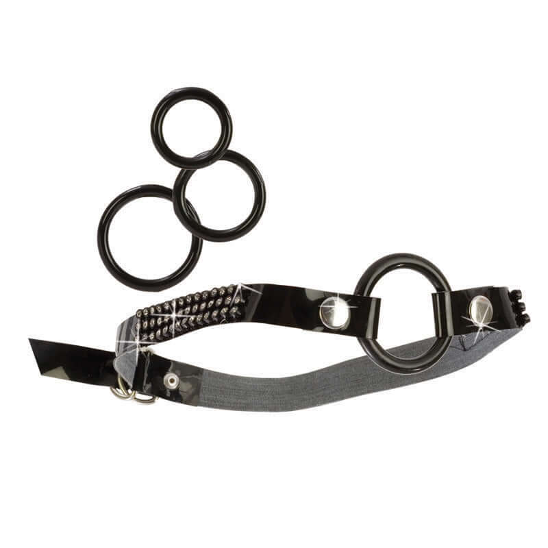 California Exotic Novelties Bound By Diamonds Open Ring Gag at $16.99