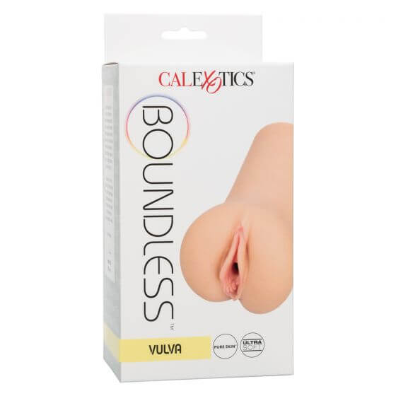 California Exotic Novelties Boundless Vulva Ivory Stroker at $14.99