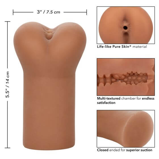 California Exotic Novelties Boundless Anus Stroker Brown at $14.99