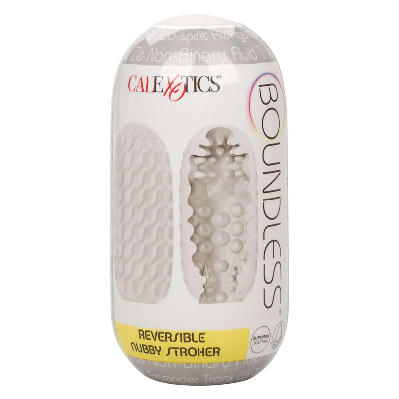California Exotic Novelties Boundless Reversible Nubby Stroker - Realistic Masturbation Sleeve