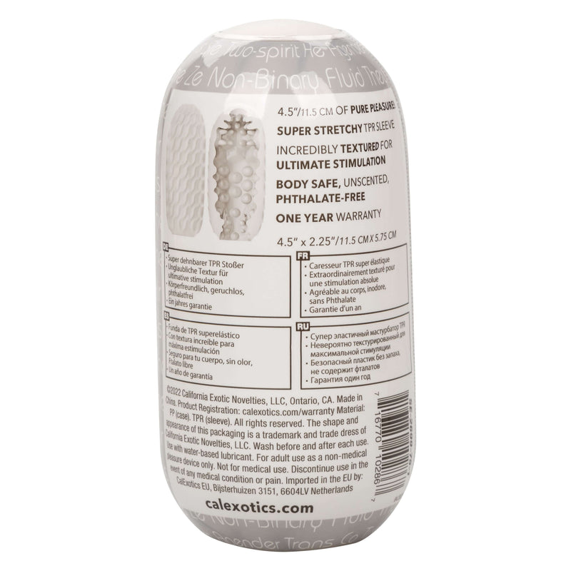 California Exotic Novelties Boundless Reversible Nubby Stroker - Realistic Masturbation Sleeve