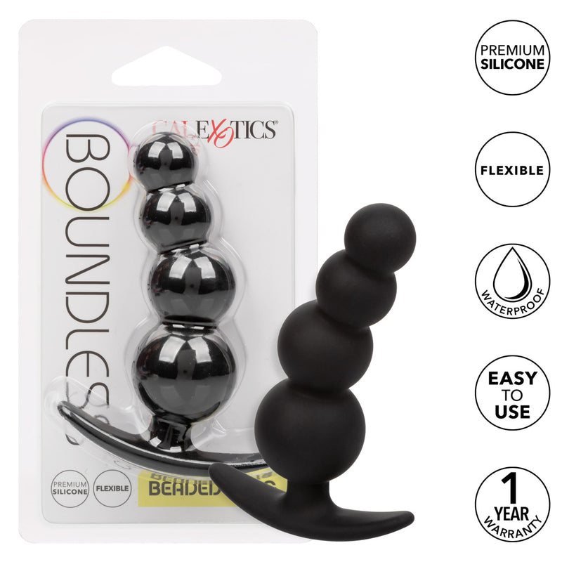 Boundless Beaded Plug: Graduated Pleasure for Endless Delight!