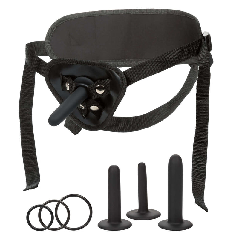 Boundless Silicone Pegging Kit: A Comprehensive Set for Progressive Anal Pleasure by California Exotic Novelties