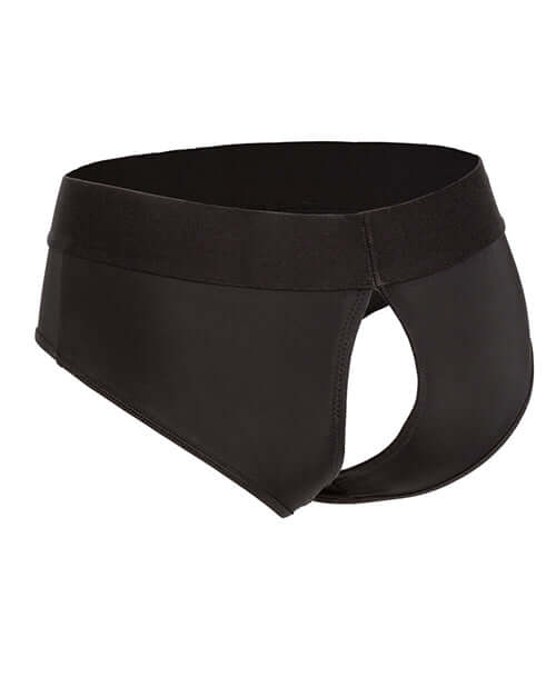 California Exotic Novelties Boundless Backless Brief S/M Harness Black at $33.99