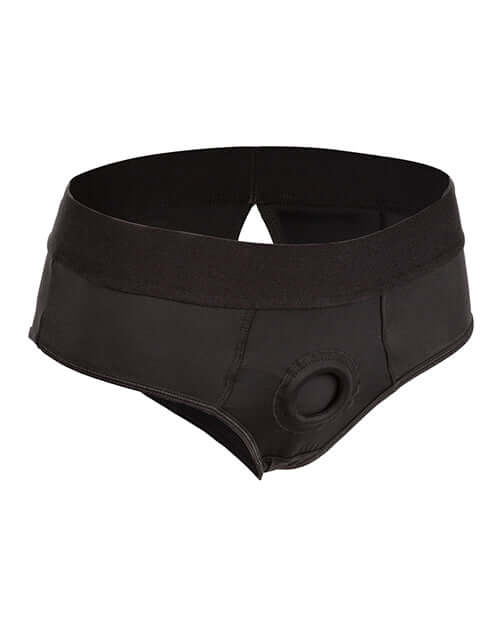 California Exotic Novelties Boundless Backless Brief L/XL Harness Black at $29.99