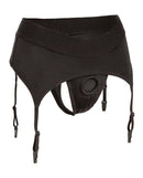 California Exotic Novelties Boundless Thong with Garter L/XL Harness Black at $37.99
