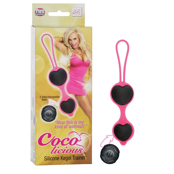 California Exotic Novelties Coco licious Silicone Kegel Trainer Black Balls at $11.99