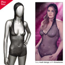 RADIANCE PLUS SIZE HOODED DEEP V BODY SUIT-4