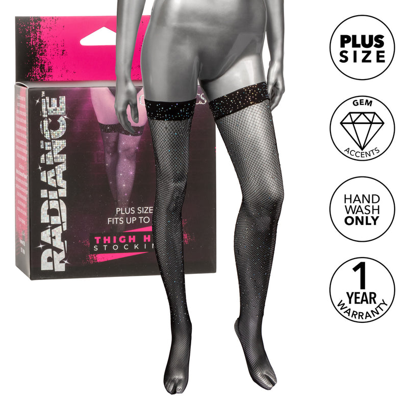 RADIANCE PLUS SIZE THIGH HIGH STOCKINGS-5