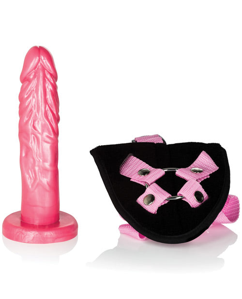 California Exotic Novelties Shane's World Pink Strap-on Harness with Stud at $44.99