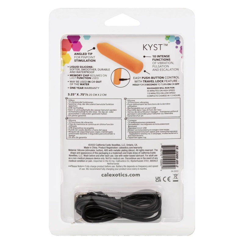 Kyst Fling Orange Mini Massager