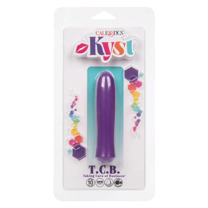 Kyst Taking Care Of Business Purple Vibrator Mini Massager