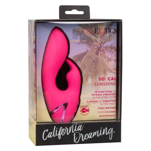 California Dreaming So. Cal Sunshine Pink Rabbit Style Vibrator
