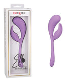 California Exotic Novelties Elle Liquid Silicone Dual Flicker Rabbit Vibrator at $59.99