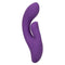 Stella Liquid Silicone Dual Pleaser Purple Rabbit Style Vibrator