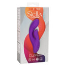 Stella Liquid Silicone Dual Pleaser Purple Rabbit Style Vibrator
