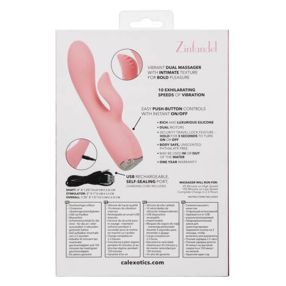 California Exotic Novelties Uncorked Zinfandel Pink Vibrator at $74.99