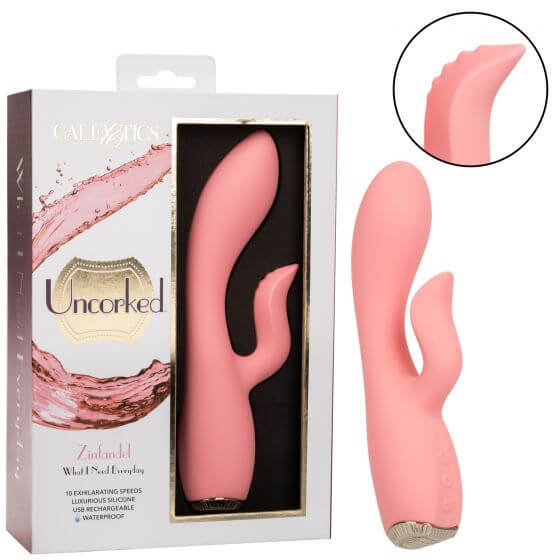 California Exotic Novelties Uncorked Zinfandel Pink Vibrator at $74.99