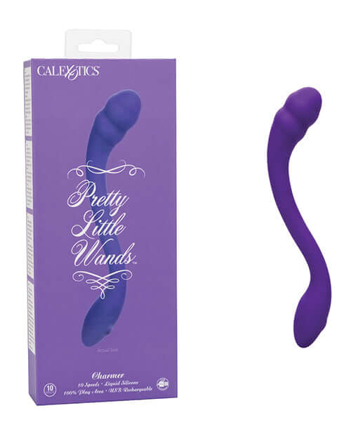 California Exotic Novelties Pretty Little Wands Charmer Purple Vibrator at $59.99