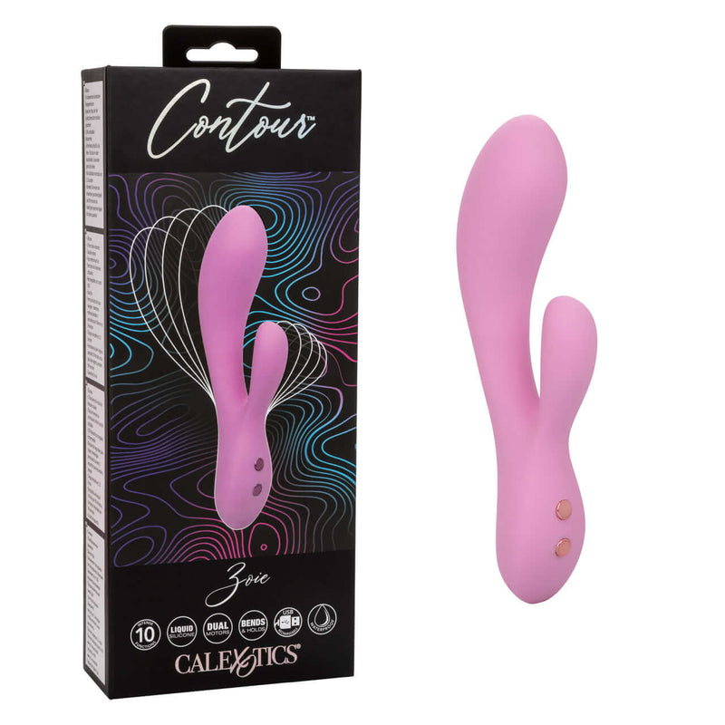 Contour Zoie Pink Rabbit Style Vibrator