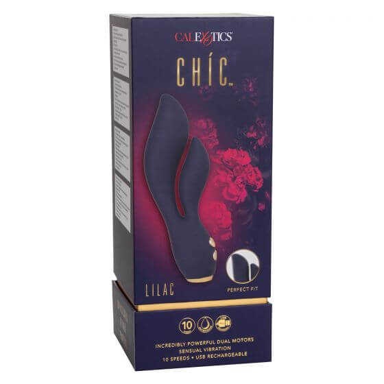 California Exotic Novelties Chic Lilac Rabbit Vibrator at $74.99