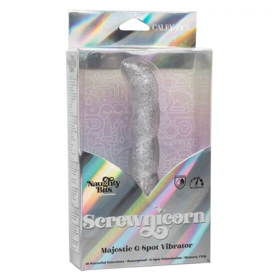 California Exotic Novelties Naughty Bits Screwnicorn Majestic G-Spot Vibrator at $22.99