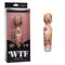 Naughty Bits WTF Wand To Fuck in packaging by California Exotic Novelties with animal print design and 10 vibration functions.